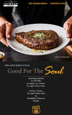 Social-Media ad for the jackson grille by Brand Yu Design